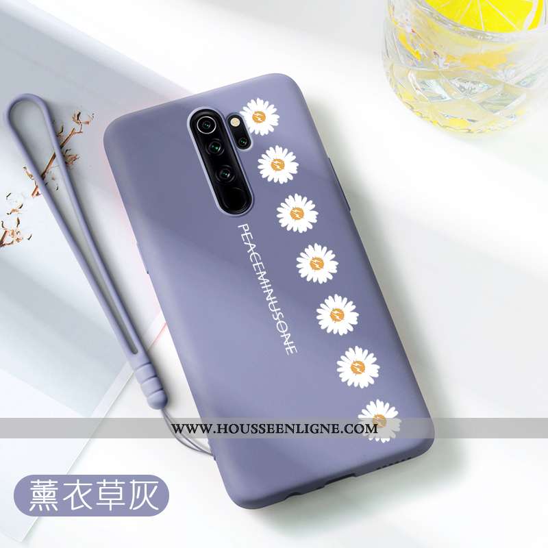 Housse Xiaomi Redmi Note 8 Pro Légère Fluide Doux Étui Simple Tout Compris Silicone Protection Noir
