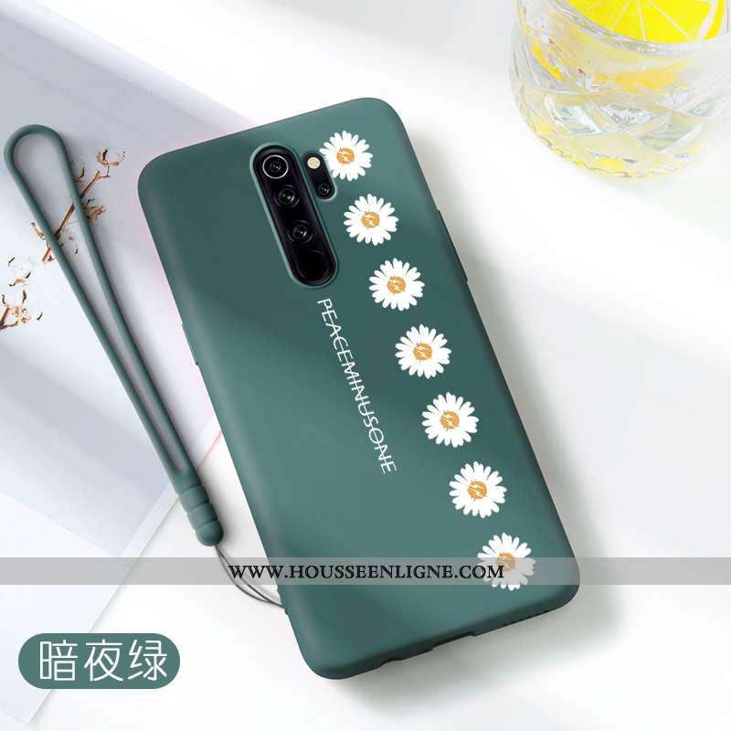 Housse Xiaomi Redmi Note 8 Pro Légère Fluide Doux Étui Simple Tout Compris Silicone Protection Noir