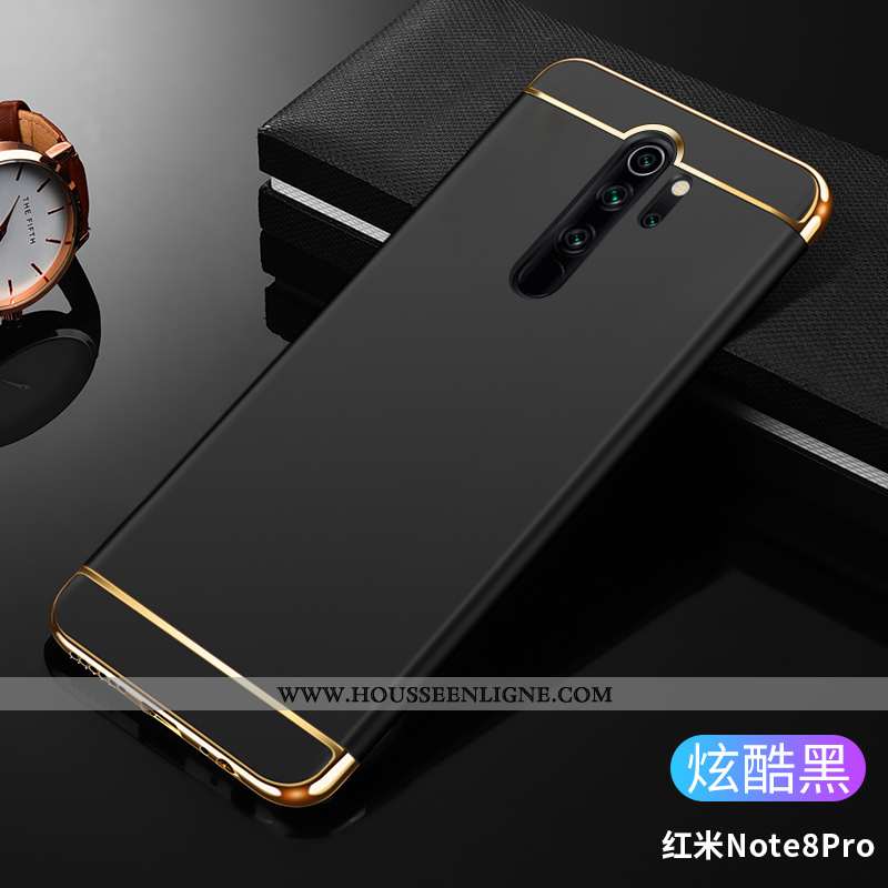 Housse Xiaomi Redmi Note 8 Pro Légère Protection Rouge Difficile Incassable Rose Délavé En Daim