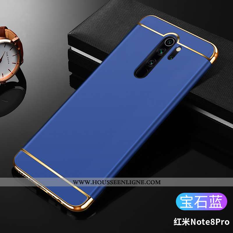 Housse Xiaomi Redmi Note 8 Pro Légère Protection Rouge Difficile Incassable Rose Délavé En Daim