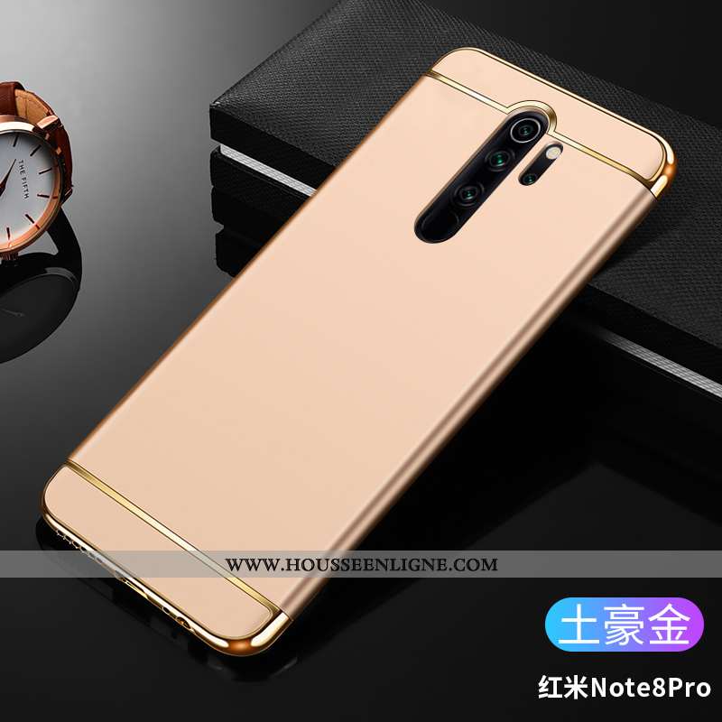 Housse Xiaomi Redmi Note 8 Pro Légère Protection Rouge Difficile Incassable Rose Délavé En Daim
