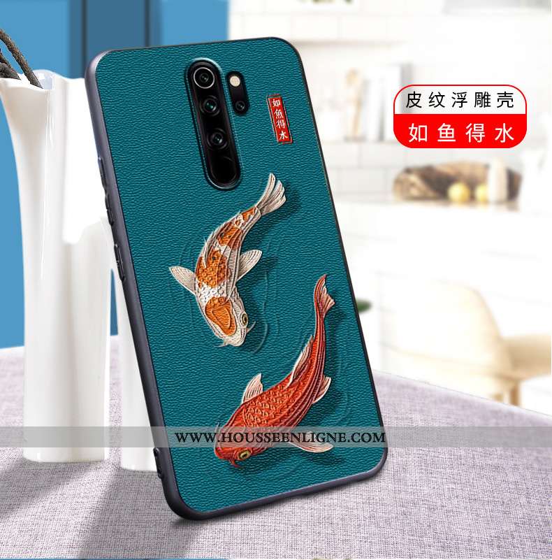 Housse Xiaomi Redmi Note 8 Pro Légère Silicone Tout Compris Rouge Incassable Coque Bleu