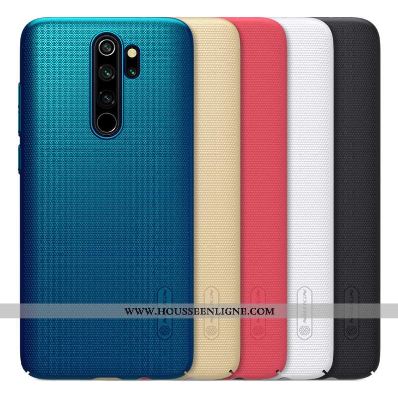 Housse Xiaomi Redmi Note 8 Pro Protection Délavé En Daim Or Légères Petit Incassable Rouge Bleu