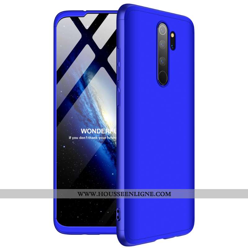 Housse Xiaomi Redmi Note 8 Pro Protection Mode Difficile Support Coque Rouge Téléphone Portable Bleu