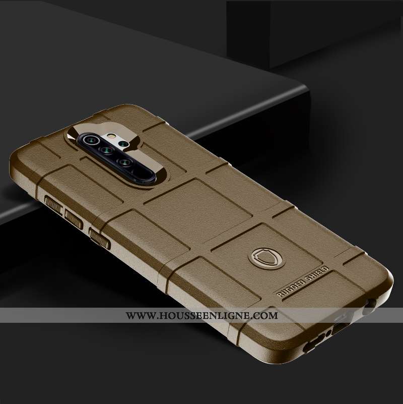 Housse Xiaomi Redmi Note 8 Pro Silicone Protection Incassable Délavé En Daim Étui Créatif Net Rouge 