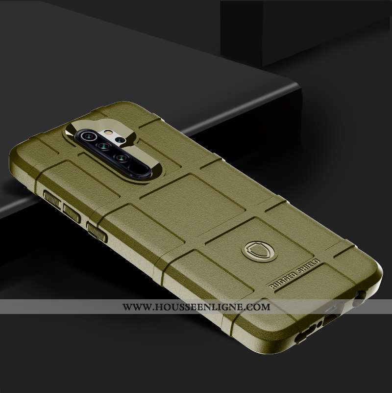 Housse Xiaomi Redmi Note 8 Pro Silicone Protection Incassable Délavé En Daim Étui Créatif Net Rouge 