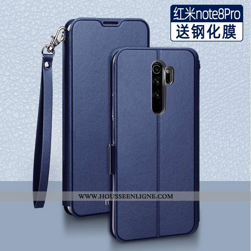 Housse Xiaomi Redmi Note 8 Pro Silicone Protection Rouge Téléphone Portable Clamshell Légère Petit R