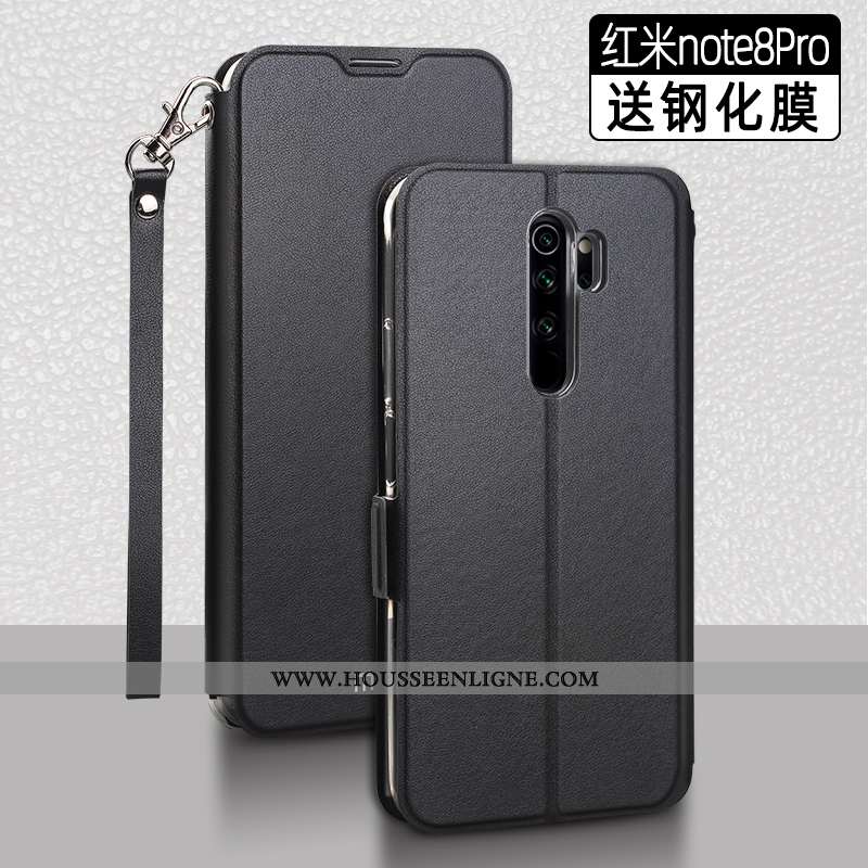 Housse Xiaomi Redmi Note 8 Pro Silicone Protection Rouge Téléphone Portable Clamshell Légère Petit R