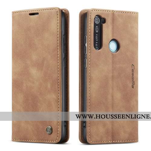 Housse Xiaomi Redmi Note 8t Protection Cuir Tout Compris Téléphone Portable Petit Business Rouge Mar