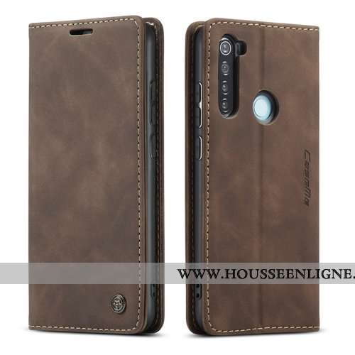 Housse Xiaomi Redmi Note 8t Protection Cuir Tout Compris Téléphone Portable Petit Business Rouge Mar