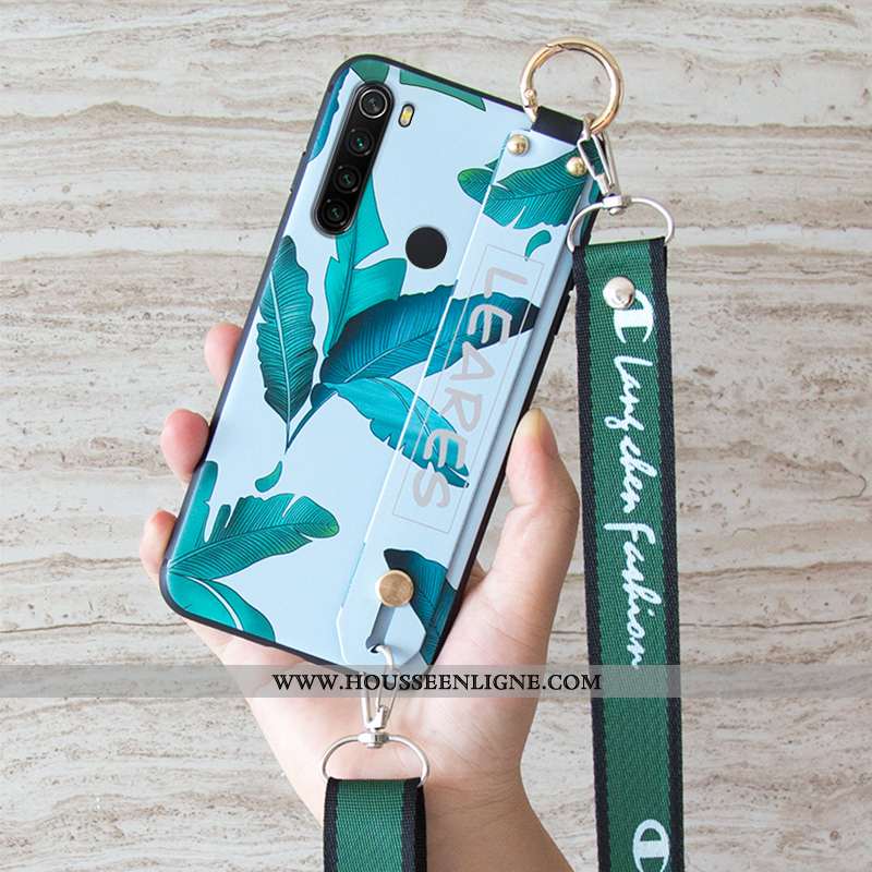 Housse Xiaomi Redmi Note 8t Tendance Fluide Doux Simple Blanc Silicone Incassable Petit Blanche