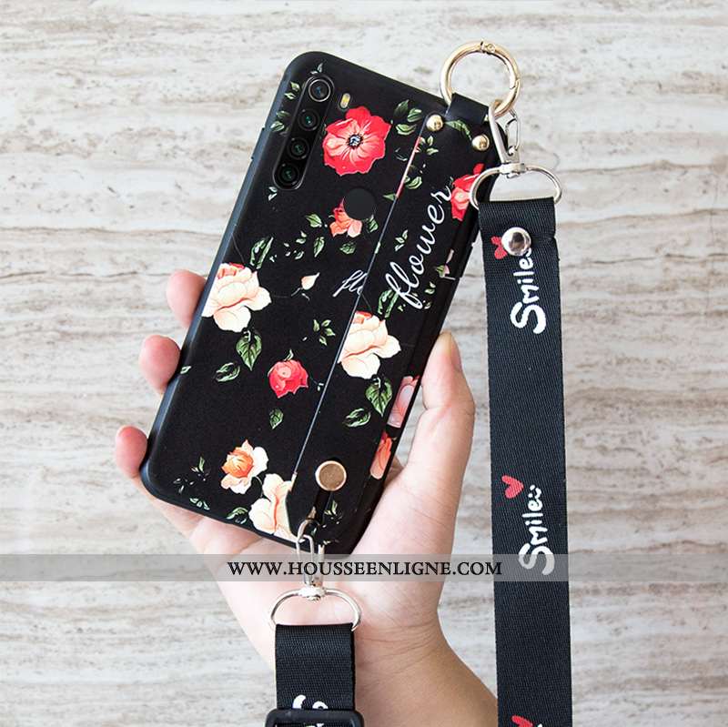 Housse Xiaomi Redmi Note 8t Tendance Fluide Doux Simple Blanc Silicone Incassable Petit Blanche