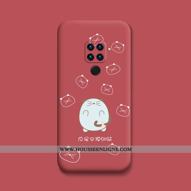 Housse Xiaomi Redmi Note 9 Dessin Animé Charmant Protection Net Rouge Rouge Légère Incassable Verte