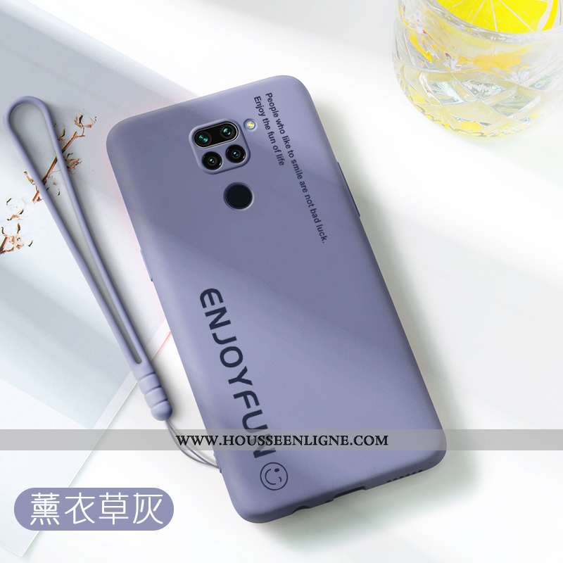 Housse Xiaomi Redmi Note 9 Fluide Doux Silicone Coque Protection Petit Vert Personnalité Verte