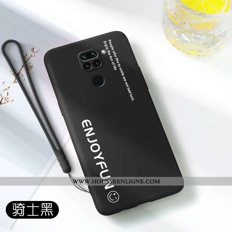 Housse Xiaomi Redmi Note 9 Fluide Doux Silicone Coque Protection Petit Vert Personnalité Verte