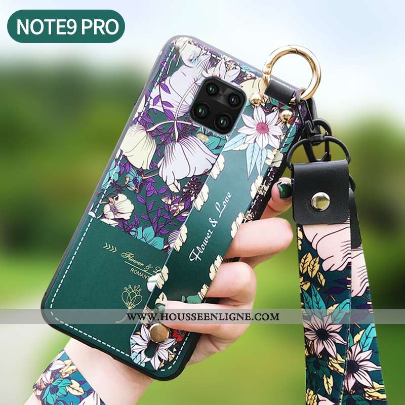 Housse Xiaomi Redmi Note 9 Pro Créatif Fluide Doux Rouge Bleu Étui Incassable Nouveau