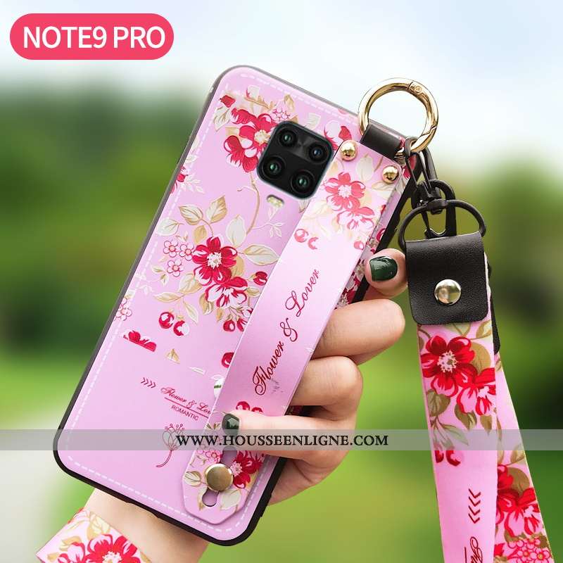 Housse Xiaomi Redmi Note 9 Pro Créatif Fluide Doux Rouge Bleu Étui Incassable Nouveau