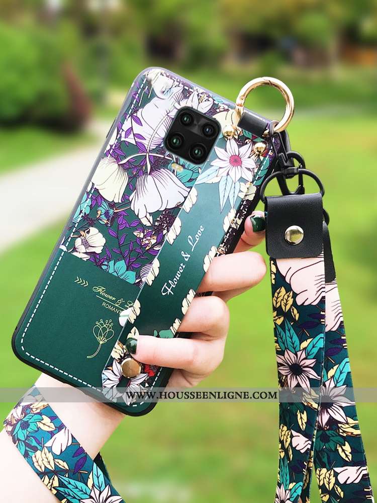 Housse Xiaomi Redmi Note 9 Pro Créatif Fluide Doux Rouge Bleu Étui Incassable Nouveau