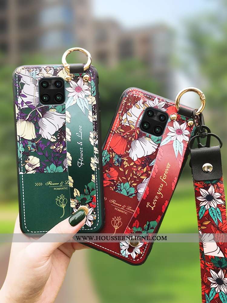 Housse Xiaomi Redmi Note 9 Pro Créatif Fluide Doux Rouge Bleu Étui Incassable Nouveau