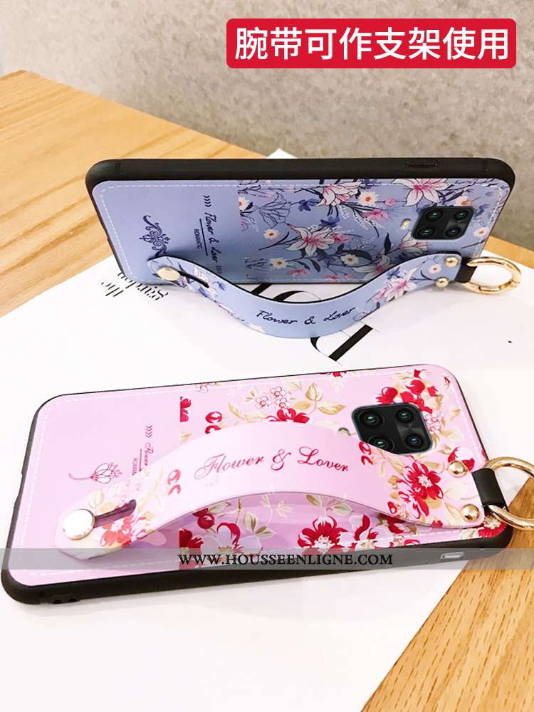 Housse Xiaomi Redmi Note 9 Pro Créatif Fluide Doux Rouge Bleu Étui Incassable Nouveau