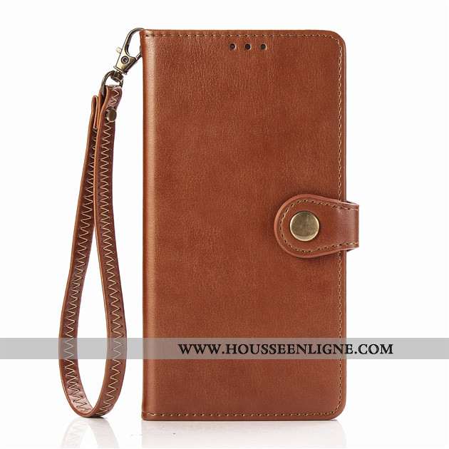 Housse Xiaomi Redmi Note 9 Pro Cuir Petit Coque Téléphone Portable Bleu Marin Clamshell Étui Bleu Fo