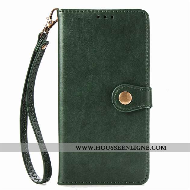 Housse Xiaomi Redmi Note 9 Pro Cuir Petit Coque Téléphone Portable Bleu Marin Clamshell Étui Bleu Fo