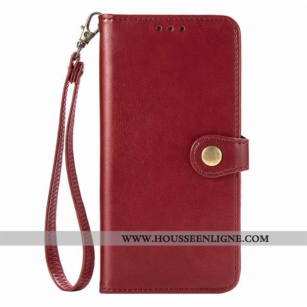 Housse Xiaomi Redmi Note 9 Pro Cuir Petit Coque Téléphone Portable Bleu Marin Clamshell Étui Bleu Fo