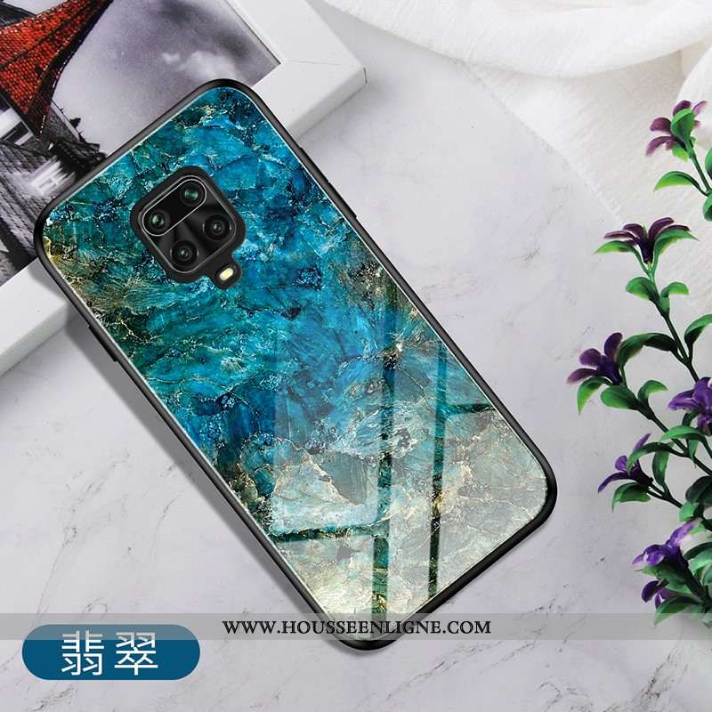 Housse Xiaomi Redmi Note 9 Pro Fluide Doux Silicone Coque Incassable Dégradé Tendance Rouge Bleu