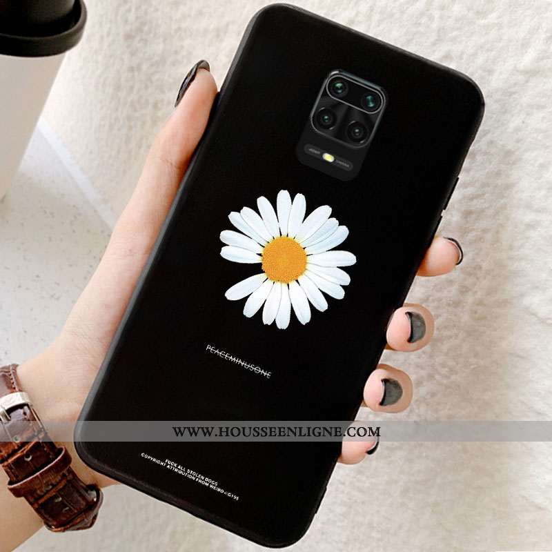 Housse Xiaomi Redmi Note 9 Pro Ultra Tendance Rouge Tout Compris Étui Incassable Silicone Noir