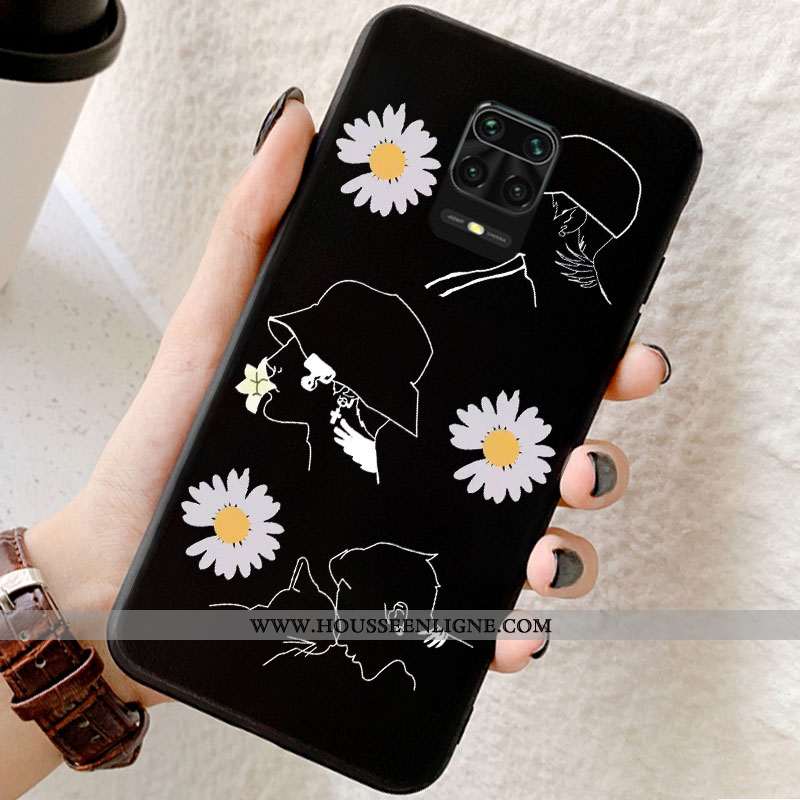 Housse Xiaomi Redmi Note 9 Pro Ultra Tendance Rouge Tout Compris Étui Incassable Silicone Noir