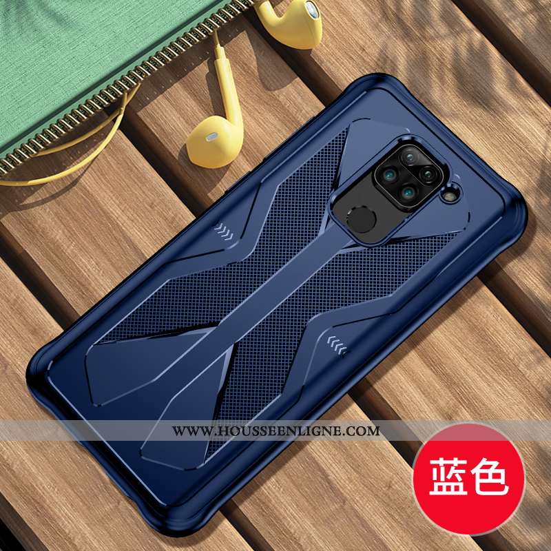 Housse Xiaomi Redmi Note 9 Transparent Personnalité Silicone Petit Créatif Tout Compris Rouge Noir