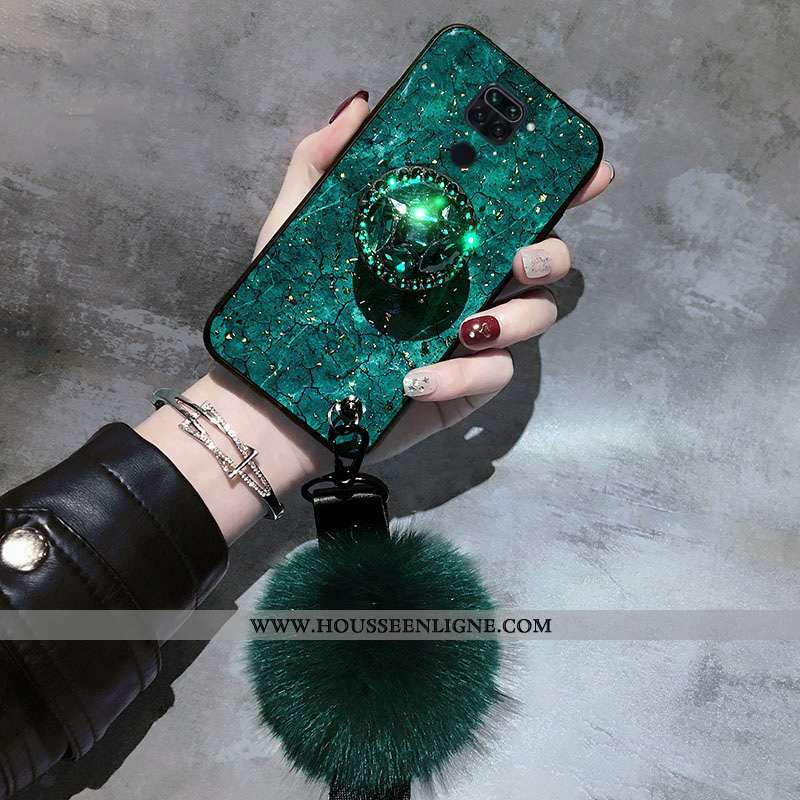 Housse Xiaomi Redmi Note 9 Ultra Légère Rouge Net Rouge Téléphone Portable Vert Étui Verte