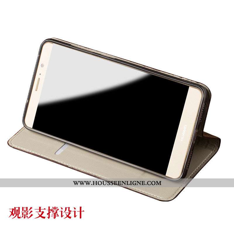 Housse iPhone 11 Cuir Protection Tout Compris Coque Véritable Téléphone Portable Marron