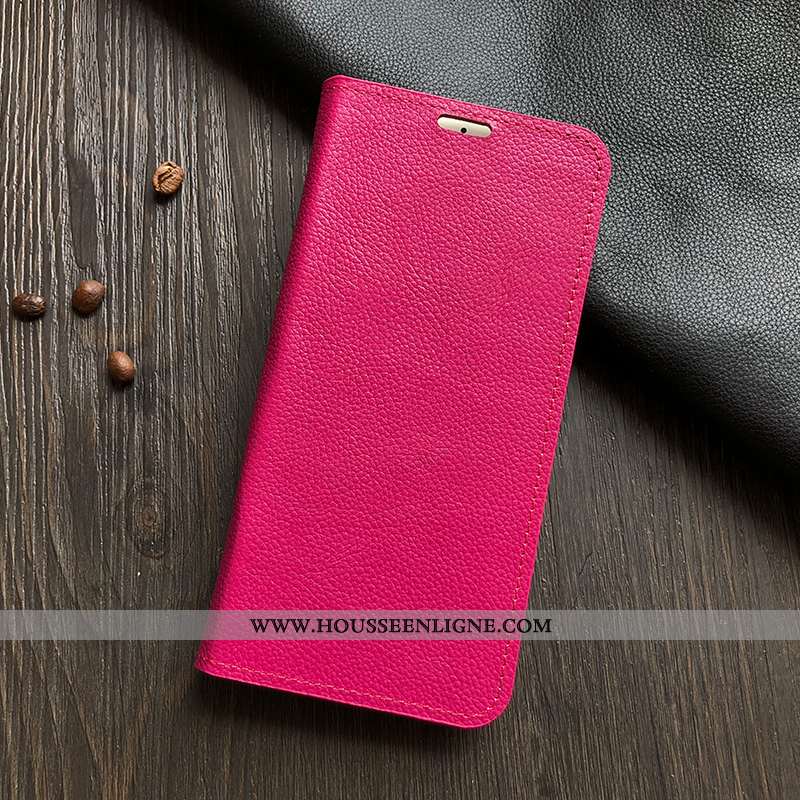 Housse iPhone 11 Cuir Protection Tout Compris Coque Véritable Téléphone Portable Marron