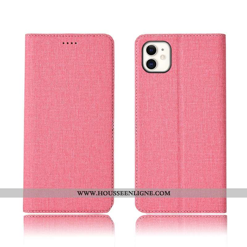 Housse iPhone 11 Cuir Silicone Noir Étui Téléphone Portable Incassable Tout Compris