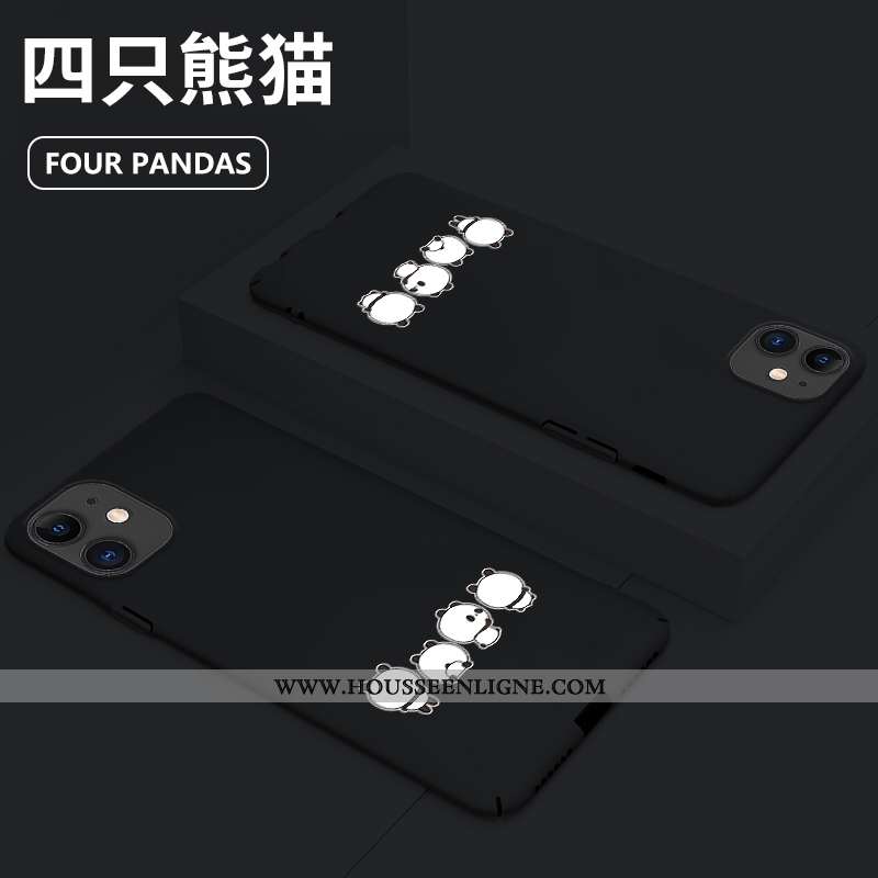 Housse iPhone 11 Délavé En Daim Personnalité Tout Compris Jaune Incassable Protection Coque