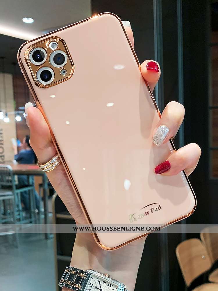 Housse iPhone 11 Pro Max Créatif Tendance Bleu Marin Vent Incassable Téléphone Portable Fluide Doux 