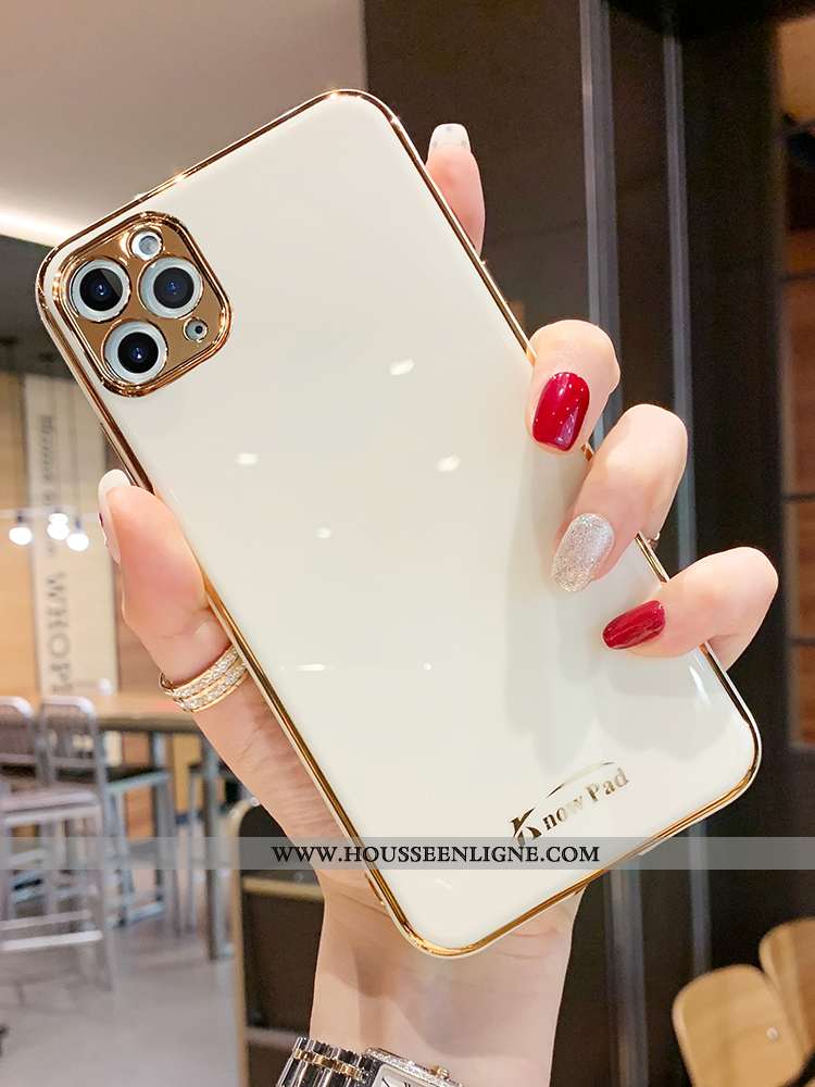 Housse iPhone 11 Pro Max Créatif Tendance Bleu Marin Vent Incassable Téléphone Portable Fluide Doux 