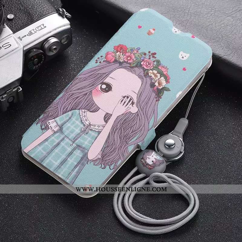 Housse iPhone 11 Pro Max Dessin Animé Tendance Protection Étui Cuir Rouge Silicone