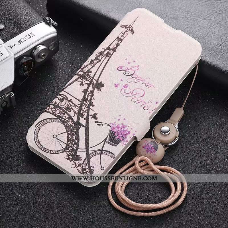 Housse iPhone 11 Pro Max Dessin Animé Tendance Protection Étui Cuir Rouge Silicone