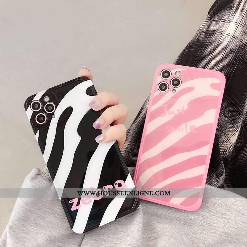 Housse iPhone 11 Pro Max Personnalité Créatif Légère Silicone Téléphone Portable Ultra Protection Ro