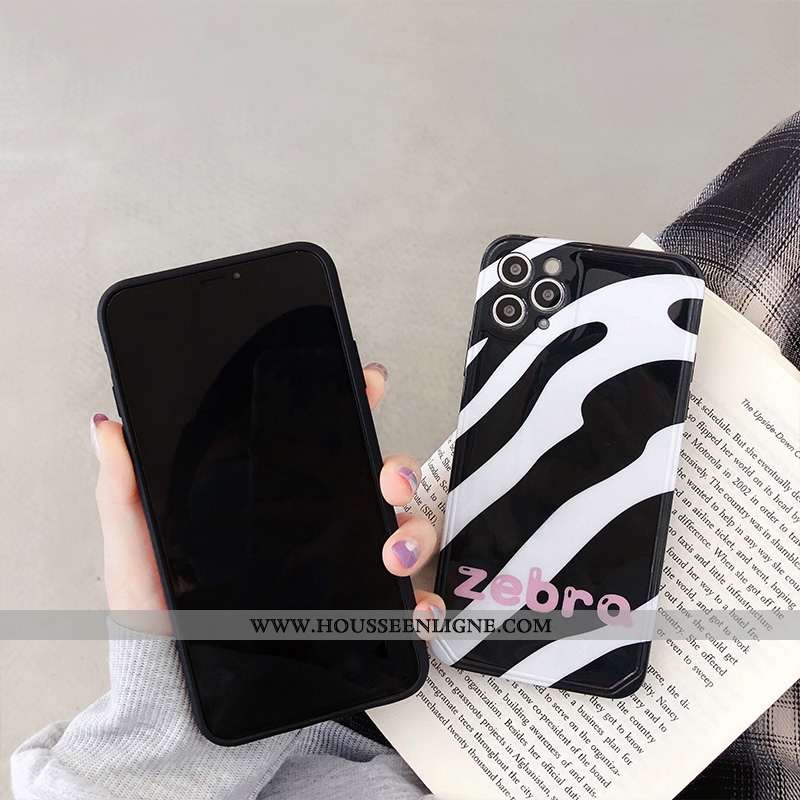 Housse iPhone 11 Pro Max Personnalité Créatif Légère Silicone Téléphone Portable Ultra Protection Ro