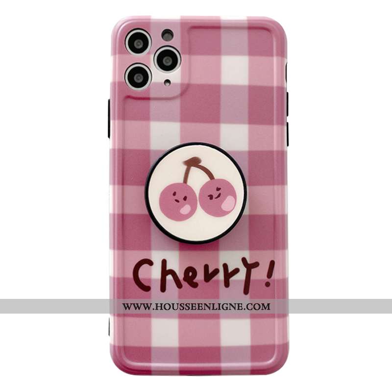 Housse iPhone 11 Pro Max Silicone Personnalité Charmant Frais Tout Compris Téléphone Portable Fluide