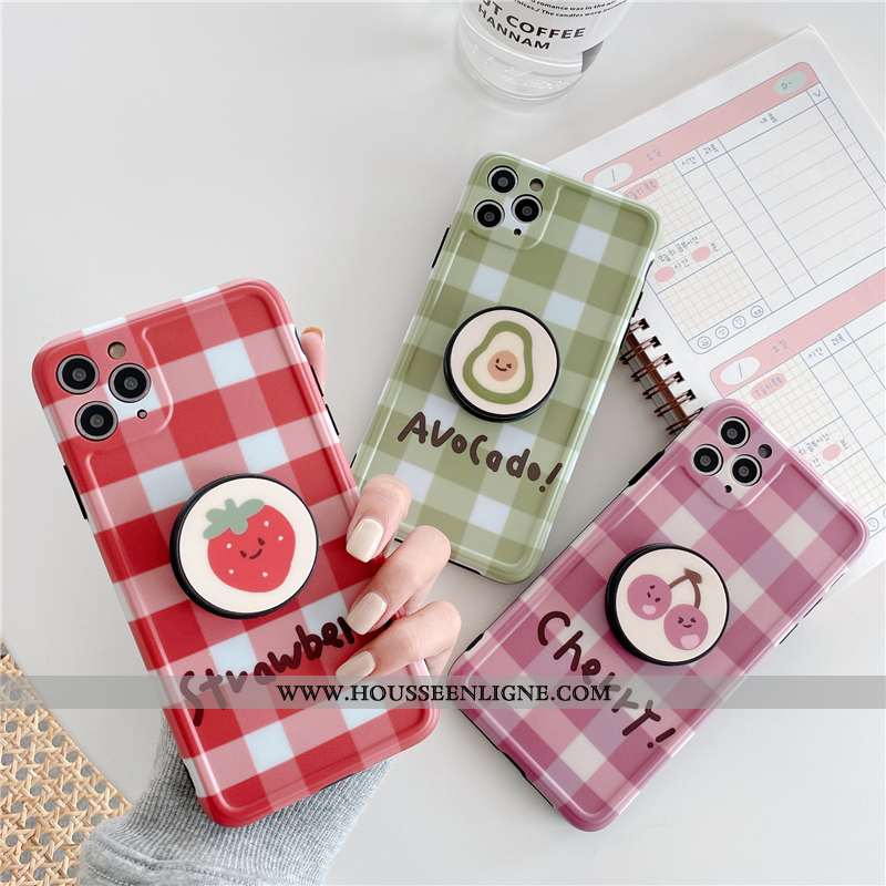Housse iPhone 11 Pro Max Silicone Personnalité Charmant Frais Tout Compris Téléphone Portable Fluide