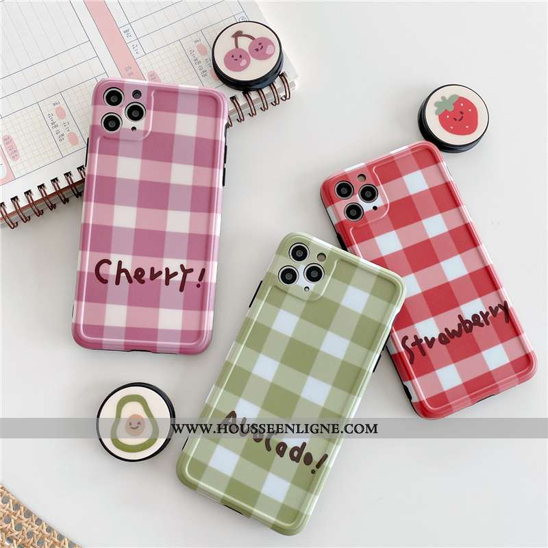 Housse iPhone 11 Pro Max Silicone Personnalité Charmant Frais Tout Compris Téléphone Portable Fluide
