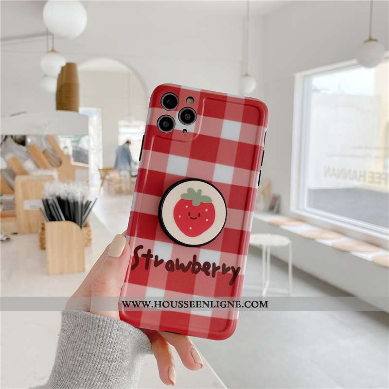 Housse iPhone 11 Pro Max Silicone Personnalité Charmant Frais Tout Compris Téléphone Portable Fluide
