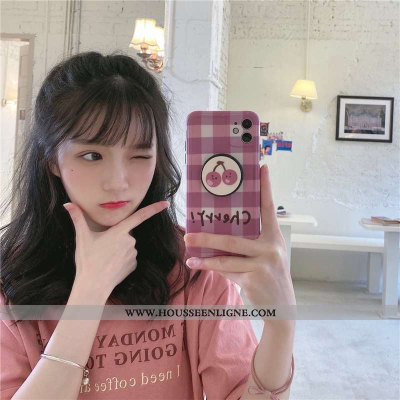 Housse iPhone 11 Pro Max Silicone Personnalité Charmant Frais Tout Compris Téléphone Portable Fluide