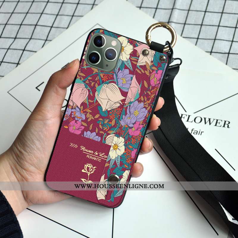 Housse iPhone 11 Pro Tendance Fluide Doux Vert Tout Compris Créatif Téléphone Portable Personnalité 