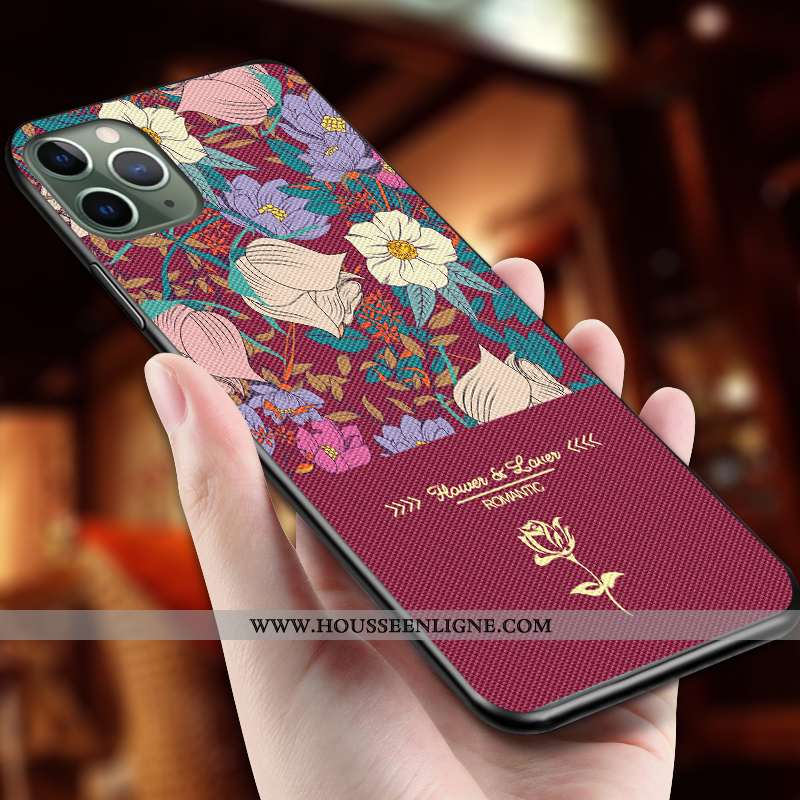 Housse iPhone 11 Pro Tendance Fluide Doux Vert Tout Compris Créatif Téléphone Portable Personnalité 