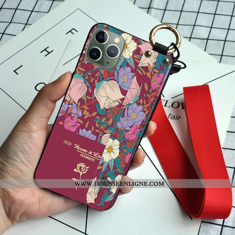 Housse iPhone 11 Pro Tendance Fluide Doux Vert Tout Compris Créatif Téléphone Portable Personnalité 